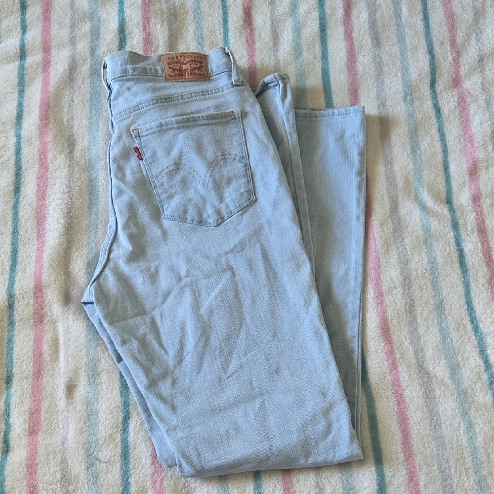 Levi's Light Wash Straight Leg Jeans